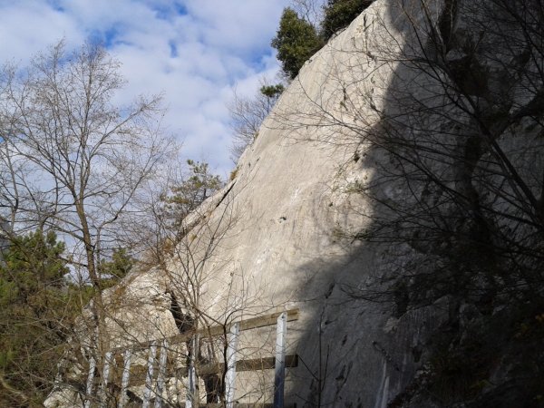 Sector A
detail of climbing routes