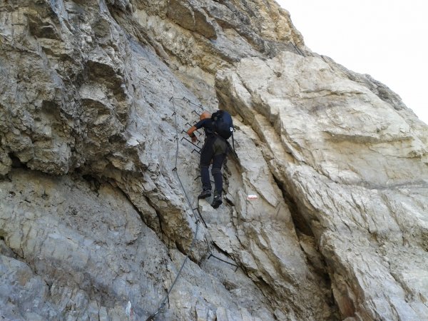 Start of ferrata
