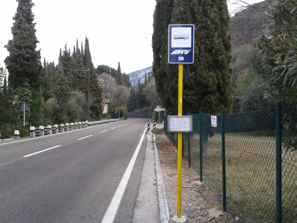 Bus stop
at Località Tempesta