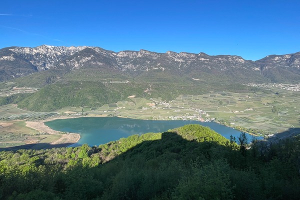 Kalterersee, Lago di Caldaro
panorama da Leuchtenburg, Castelchiaro