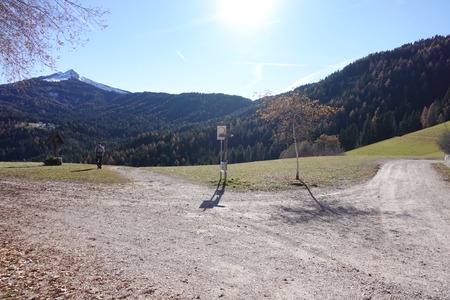 Bivio leggermente destra
