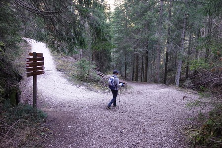 Bivio leggermente destra
