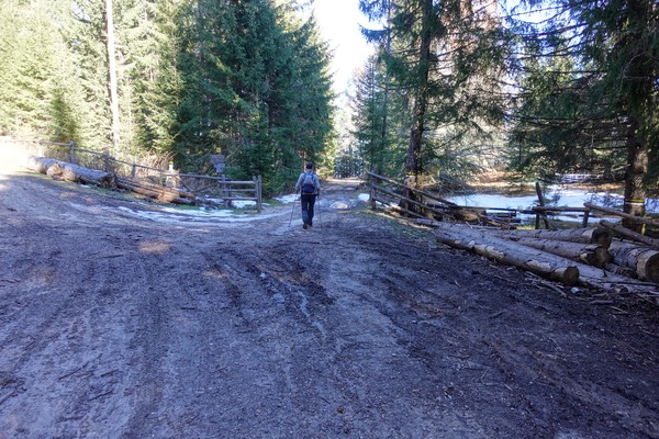 Bivio leggermente destra
