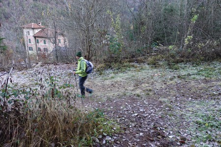 Bivio sinistra
poi confluenza destra