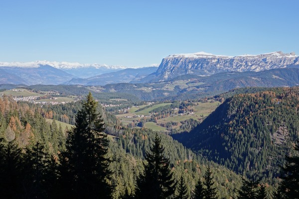 Vista sullo Schlern
dai pressi di Weissenstein